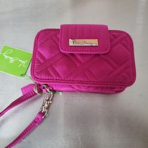 Vera Bradley Smartphone Wristlet Magenta *New*
